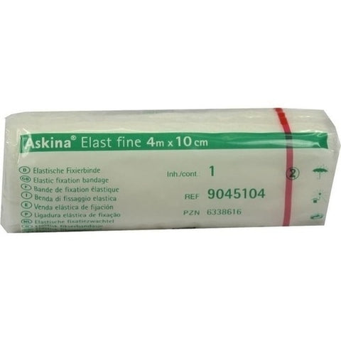 Askina Elast Fine Binde 4m x 10cm in Zellophan (1 Stück)