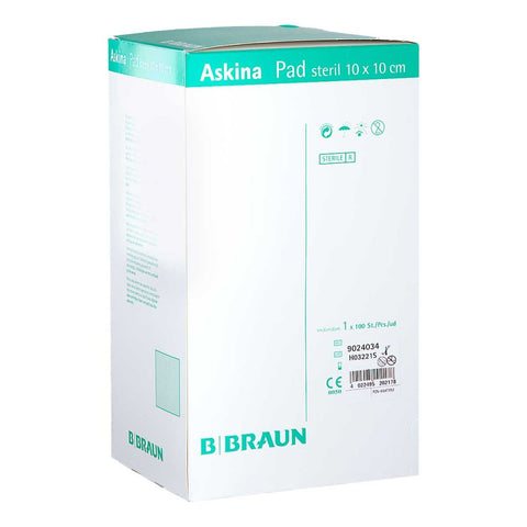 Askina Pad nicht haftende Wundauflage 10x10cm (100 Stück)