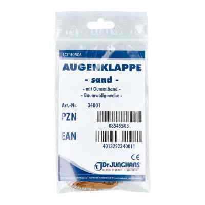 Dr. Junghans Medical GmbH cache-œil avec élastique sable (1 pièce)