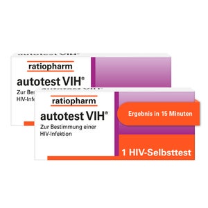 Ratiopharm Autotest VIH (2x1 pièce)