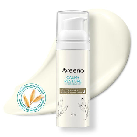 Aveeno Calm+ Restore crème de nuit réhydratante à l'avoine (50 ml)