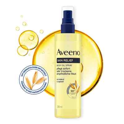 Aveeno Skin Relief Körperölspray mit Hafer- & Jojobaöl (200 ml)