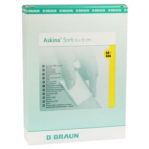 B. Braun Askina Sorb pansement alginate formstable (10 pièces, 6 x 6 cm)