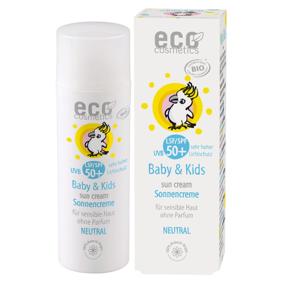 eco cosmetics crème solaire bébé SPF50+ neutre (50 ml)