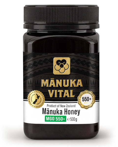 MANUKA VITAL MGO 550+ - Neuseeländischer Manuka-Honig (500 g)