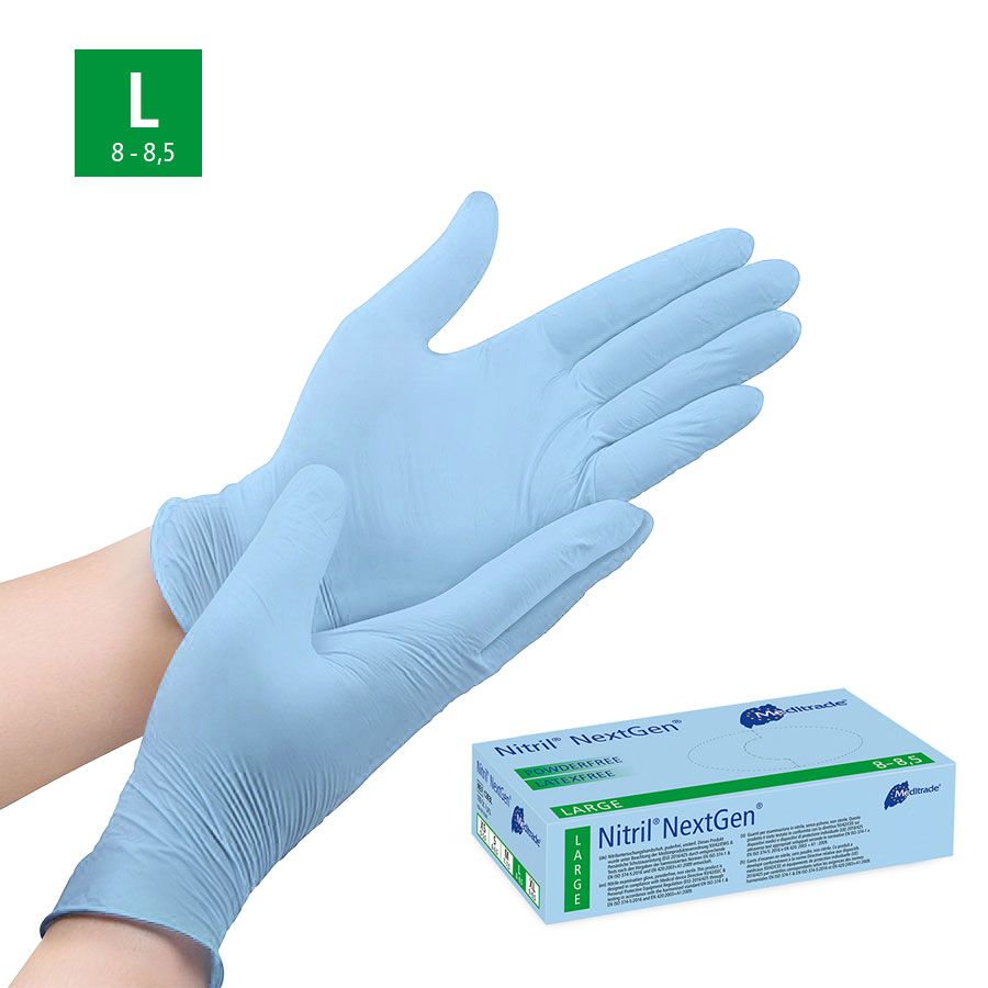 Meditrade Gants en nitrile NextGen® EN 455 (100 pièces)
