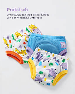 Bambino Mio culotte d'apprentissage pour le pot réutilisable 3-4 ans bleu/multicolore (3 pièces)