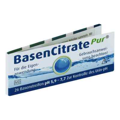 Basen Citrate Pur basische Teststreifen (26 Stück)
