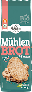 Bauck Mühle Mélange pour pain de moulin 7 graines, sans gluten (500 g)