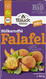 Bauck Mühle Préparation pour falafels à la patate douce, vegan (160 g)
