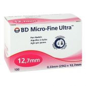 embecta Micro-fine Ultra aiguilles pour stylo 0,33x12,7 mm (100 pièces)
