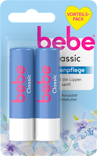 bebe baume à lèvres Classic double pack (2 x 4,9 g), 9,8 g