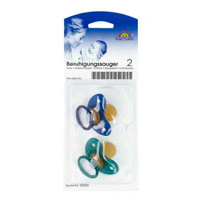 Büttner-Frank GmbH sucette apaisante orthodontique 6-18 mois M bleu/pétrole (2 pièces)