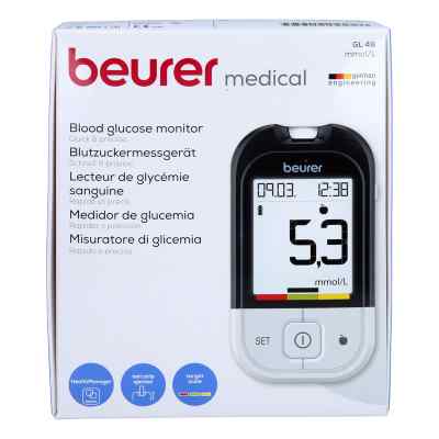 Beurer GL48 Blutzuckermessgerät mmol/l (1 Stück)