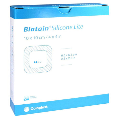 Biatain Silicone Lite foam dressing 10x10 cm (10 pieces)