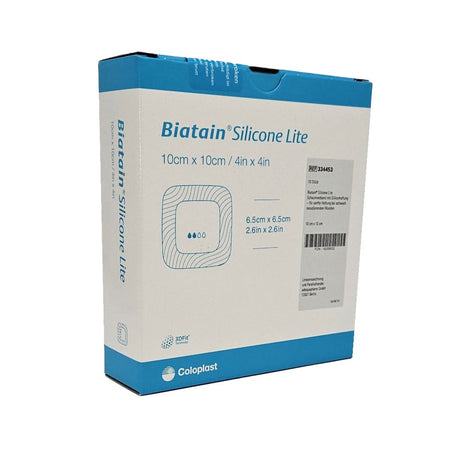 Biatain Silicone Lite pansement en mousse 10x1 (10 pièces)