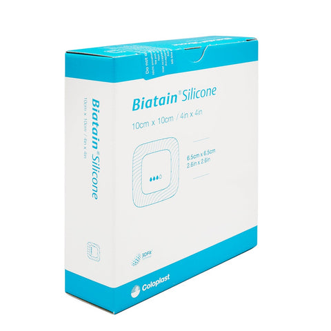 Biatain Silicone foam dressing (10x10 cm, 10 pieces)