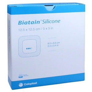Biatain Silicone Schaumverband 12,5x12,5 10 Stück