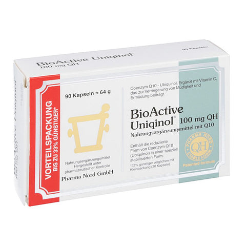 Bio-Active Uniqinol 100 mg QH Kapseln (90 Stück)