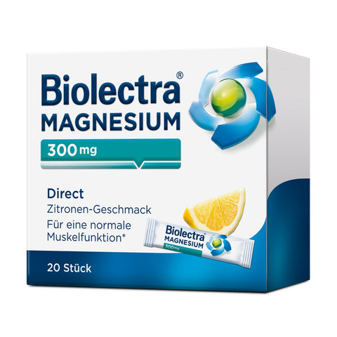 Biolectra Magnesium 300 mg Direct Citron (20 sticks)