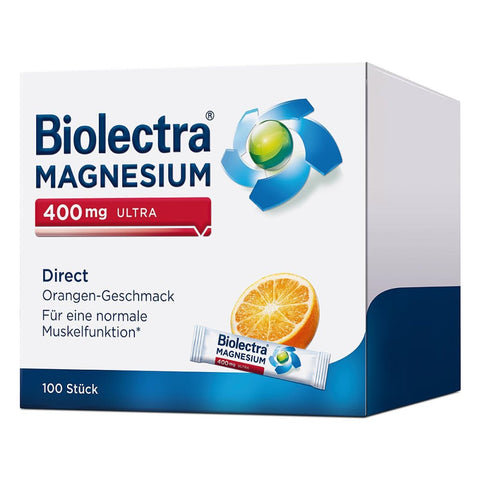 Biolectra Magnesium 400 mg Ultra Direct Orange (100 Beutel)