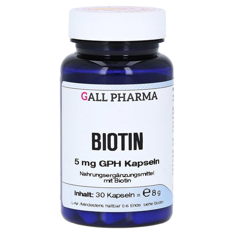 Gall Pharma Biotin 5 mg GPH capsules (30)