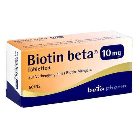 Biotin Beta 10 mg tablets (50 pieces)