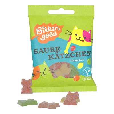 Birkengold Saure Kätzchen bonbons (50 g)