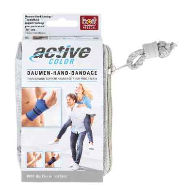 Bort Activecolor bandage pour pouce et main medium noir (1 pièce)