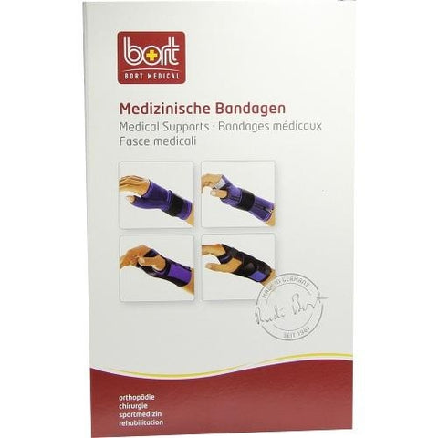 Bort wrist support with aluminum splint, medium, black (1 piece)