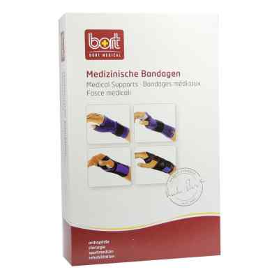 Bort attelle de poignet avec ouverture pour le pouce medium bleu (1 pièce)