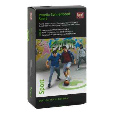 BORT Patellasehnenbandage Sport Größe 2 schwarz/grün — 1 Stück