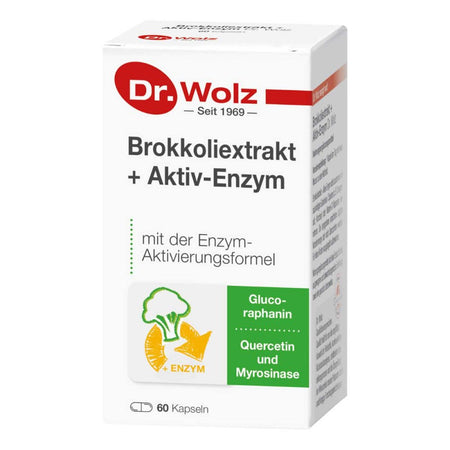 Dr. Wolz Extrait de brocoli + enzyme active (60 gélules)