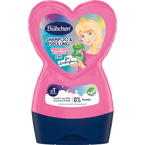 Bübchen Shampoing et après-shampoing 2-en-1 enfants Princesse Rosalea (230 ml)