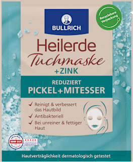 BULLRICH masque en tissu argile + zinc (1 pièce)