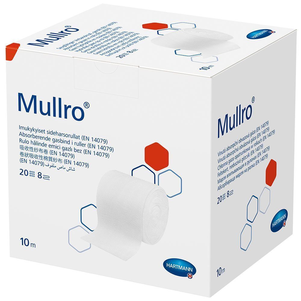 Mullro® gaze en rouleau 10 m x 10 cm (1 pièce)