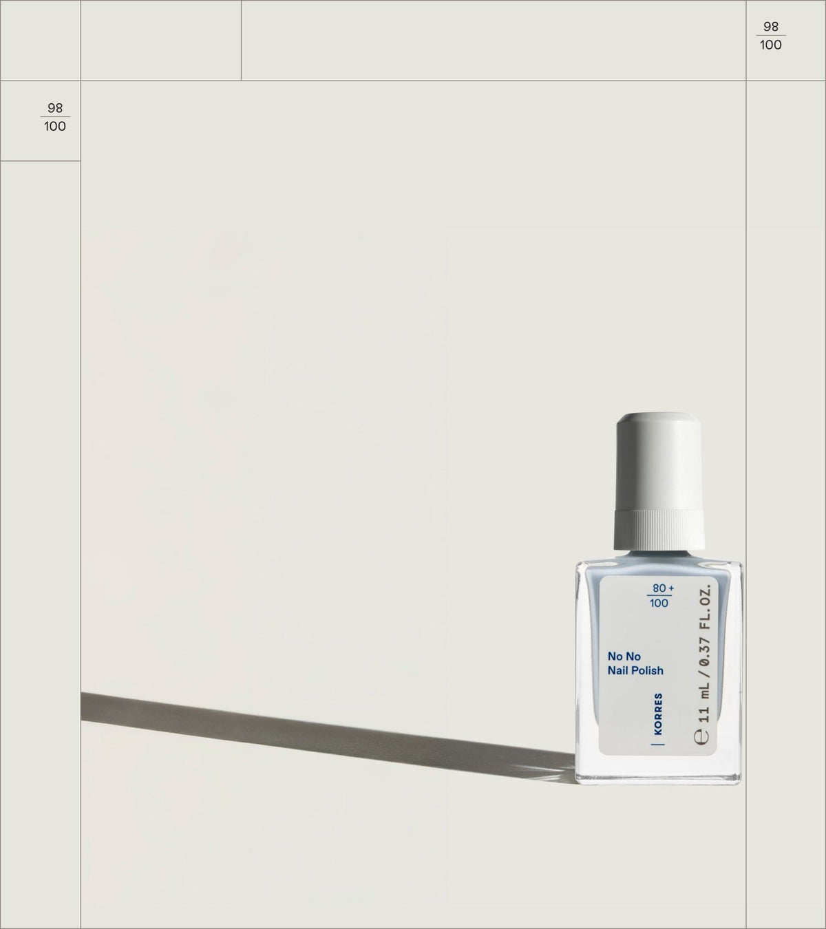 KORRES No No vernis à ongles Bleu pastel 72 (11 ml)