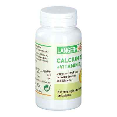 Langer vital Calcium 500 mg+D3 10 µg comprimés (90 pièces)