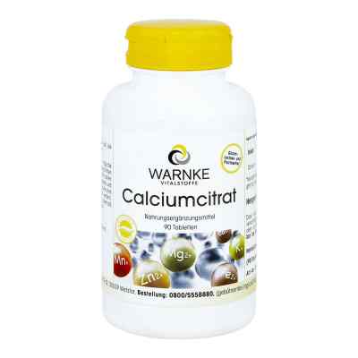 Warnke Vitalstoffe GmbH Calciumcitrat Tabletten (90 Stück)