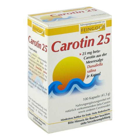 Burton Feingold Karotin 25 Feingold Kapseln (100 Stück)