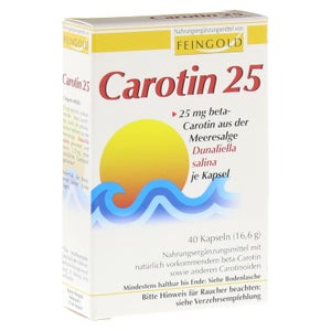 Feingold Carotène 25 gélules (40 pièces)