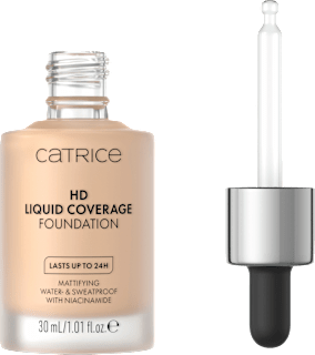 CATRICE Fond de teint liquide HD Coverage 30 sable beige (30 ml)