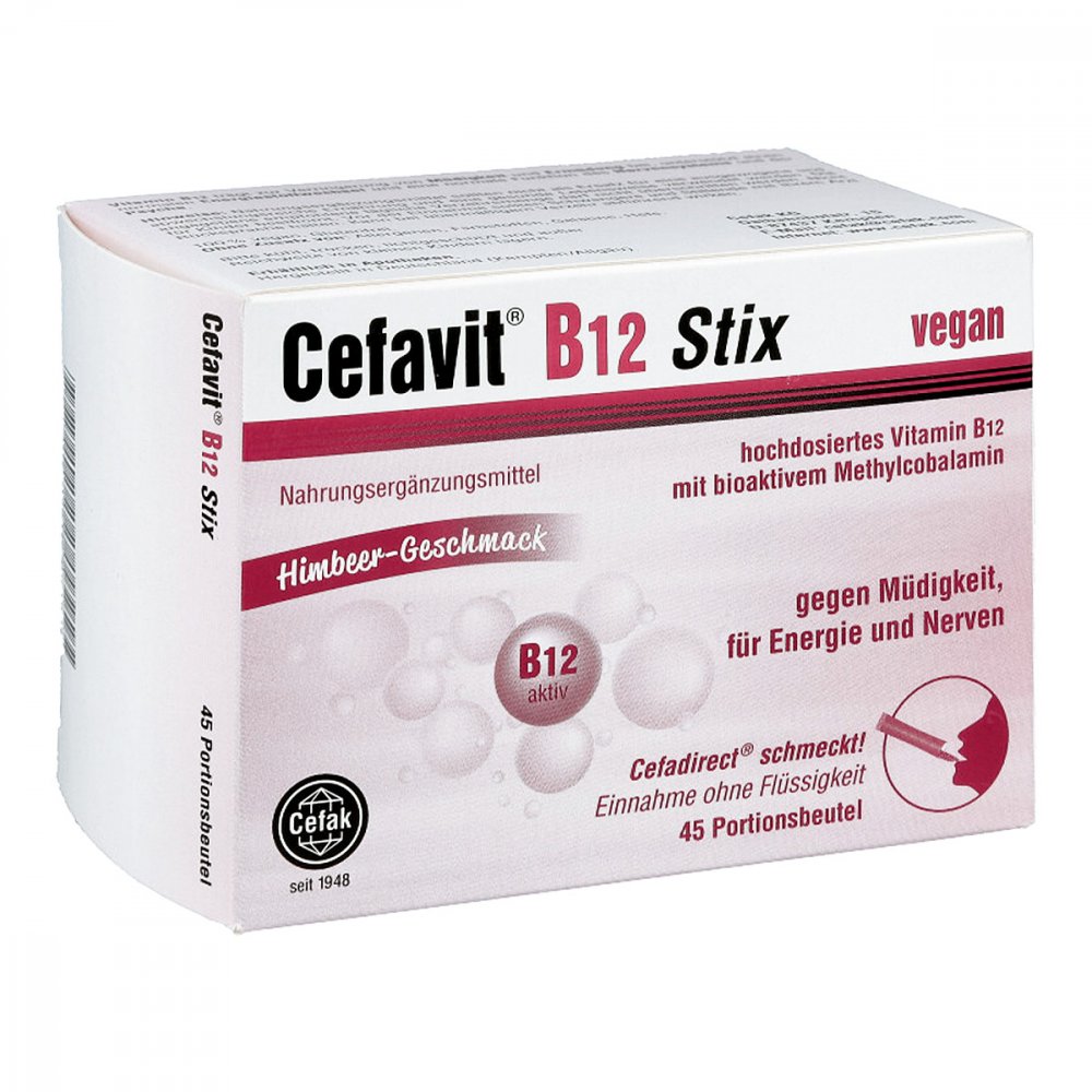 Cefavit B12 Stix granulé (45 sachets)