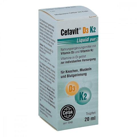 Cefavit D3 K2 Liquid pure oral drops (20 ml)