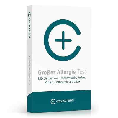 Cerascreen grand kit de test d'allergie sanguin (1 pièce)
