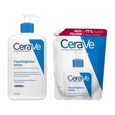 CeraVe Moisturizing Lotion + 2x refill (473 + 473 ml)