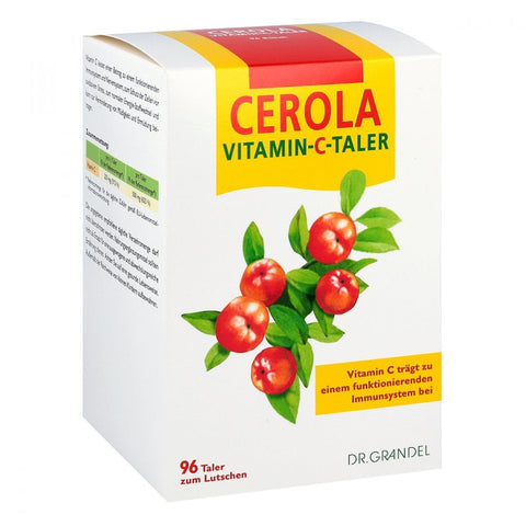 Cerola Vitamin C Lutschtabletten von Grandel (96 Stück)