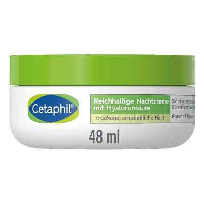 Cetaphil crème de nuit riche à l'acide hyaluronique (2x48 g)