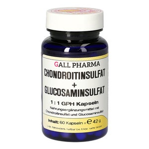 Gall Pharma Chondroïtine sulfate + glucosamine sulfate 1:1 (60 gélules)