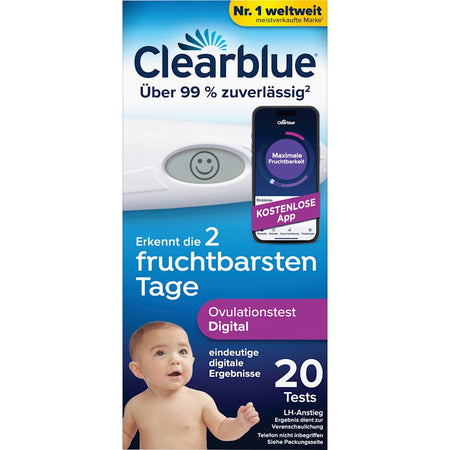 Clearblue test d'ovulation digital (20 pièces)